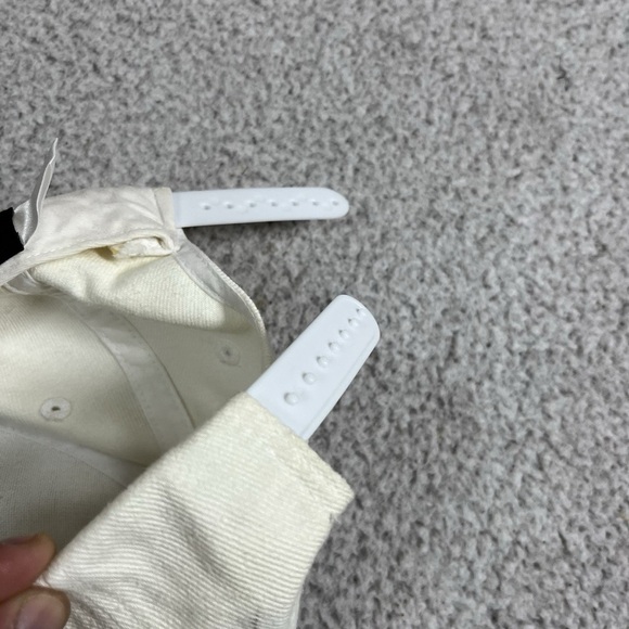 Vintage Nike Hat Cap White Swoosh Snapback Adjustable 90s Embroidered Logo - Picture 8 of 8